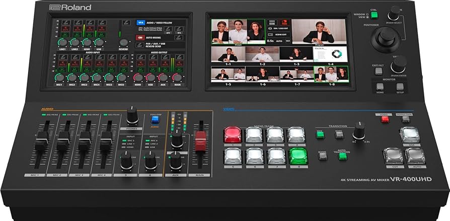 Amazon.com: Roland VR-400UHD 4K Streaming AV Mixer